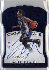 2015-16 Panini Preferred Crown Royale Blue 2/15 Jahlil Okafor #191 Auto 0hm