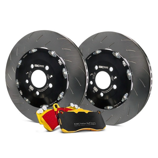 For Audi R8 2008-2021 EBC S26KR1004 Stage 26 Slotted Rear Brake Kit