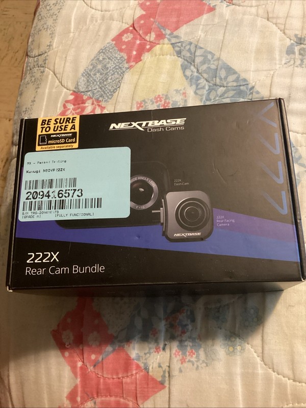 Nextbase 222X Front & Rear Dash Camera