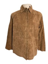 Vintage 1960s Vantage Men's Suede Jacket Mocha Large NWT