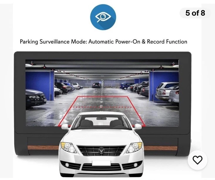 Pyle Surveil Wireless BT Android Dashcam GPS Device DRV 7" Touchscreen Display - Image 3 of 4