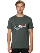 Game-Controller-1 Mens Graphic Tee, 100% Cotton, Casual Summer Wear
