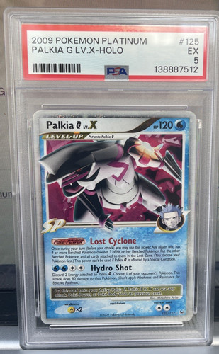 Palkia G LV.X graded PSA 5 for sale on eBay