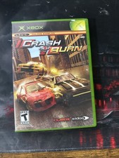 Crash 'N' Burn (Microsoft Original OG Xbox) completo con manuale e scheda di registrazione CIB