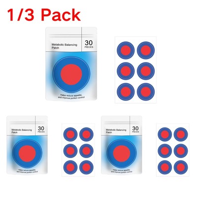1/3x Purisaki Weight Loss Plasters Pack of 30 Metabalance Patch Quick Fat Burner