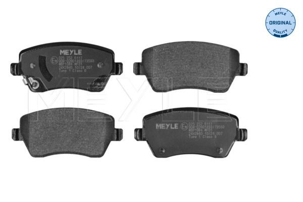 Meyle 025 252 6117 Klocki Ham. Nissan P. Micra/Note 0,9-1,2/1,5 DCI 10--image