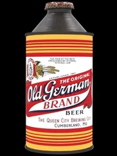 Old German Beer of Cumberland, Maryland NEW METAL SIGN: 9x12" Ships Free