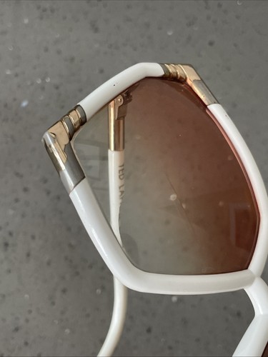 Ted Lapidus TL 1407 Eyeglasses Frames ONLY PARIS FRANCE White Gold Vintage - Picture 17 of 20