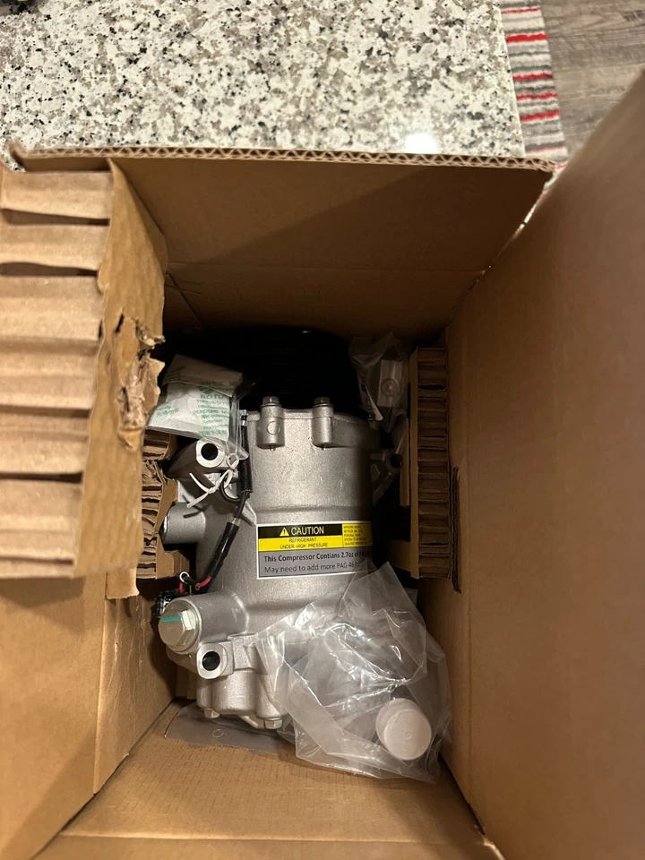 UAC-CO 4920AC Compressor w/ Clutch for Honda Civic 2012-2015, CR-V, Acura RDX - Изображение 3 из 3