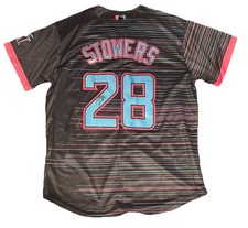 Kyle Stowers Miami Marlins Custom Baseball Signed Autographed Jersey