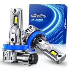 Bulbs, 40,000LM 800 Brighter 6500K High-Performance H9 H8 Driving H11 White