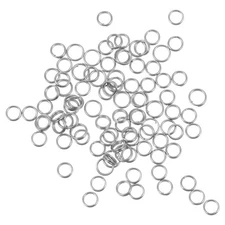 100 Pcs Swivel Accessories Double Ring Connector Fishing Rings