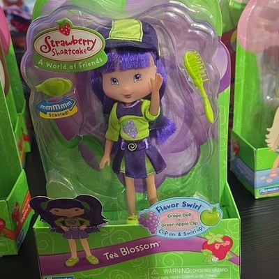 Playmates Strawberry Shortcake Tea Blossom Scented 5in Doll
