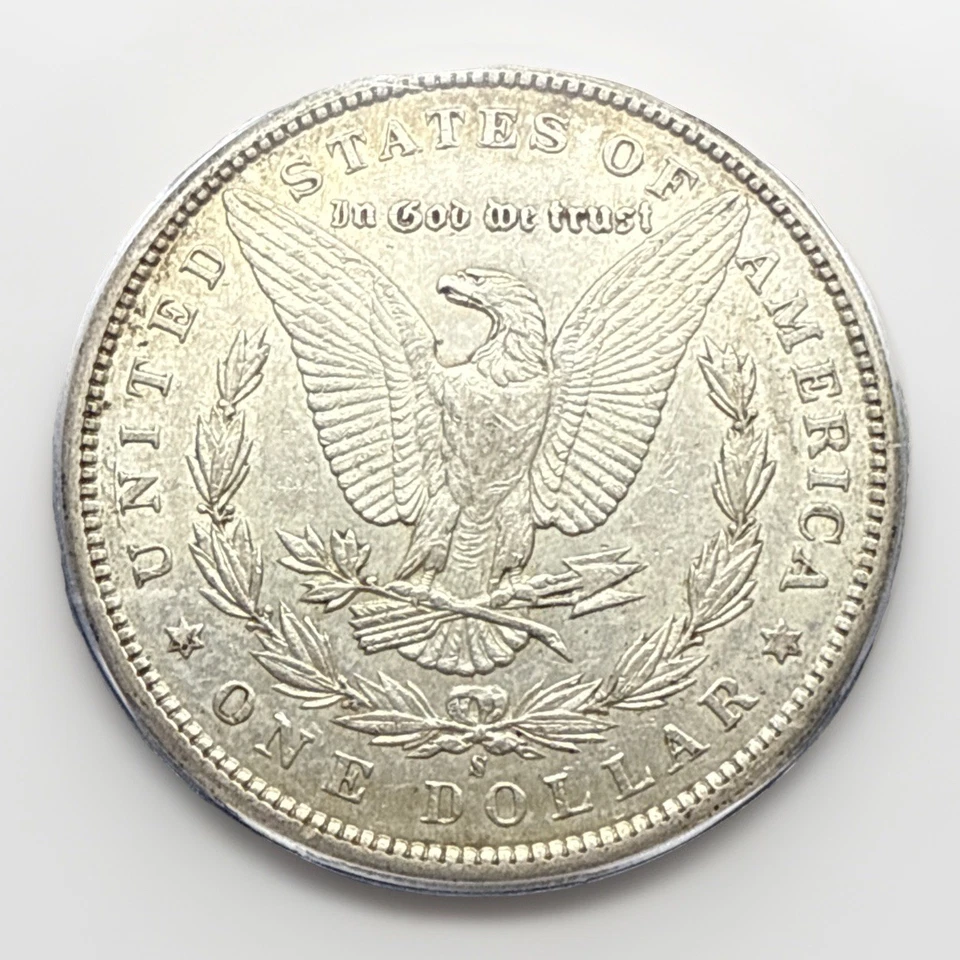 1898-S Morgan Dollar S$1 ICG AU55 | BETTER SAN FRANCISCO Mint Date - Image 2 of 4