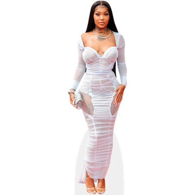 Sommer Walker (langes Kleid) lebensgroßer Ausschnitt