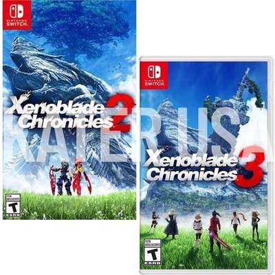 Xenoblade Chronicles 2 + 3 Switch Brand New Game Bundle (2017 Action RPG)