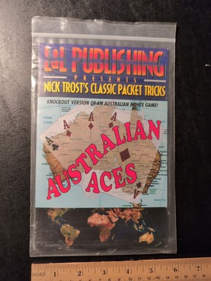 AUSTRALIAN ACES Nice Trost Packet Magic Trick Monte