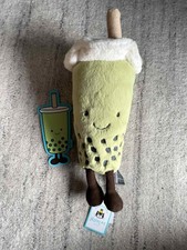JELLCAT X FENWICKS EXCLUSIVE CAMELIA MATCHA BUBBLE TEA BNWT
