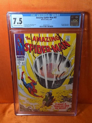 Amazing Spider-Man #61 CGC 7.5  1968 Marvel  1st Cover of Gwen Stacy - Key