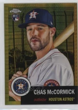 2022 Topps Chrome Platinum Anniversary Chas McCormick #128 Rookie RC 0w6