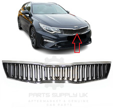 NEU Für Kia Optima 2015-2020 Front Stoßstange Oben Mitte Grill Chrome 86350D4500