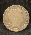 1898 P Barber Quarter Dollar US 90% Silver Coin