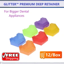Denture Retainer Cases Dental Teeth Guard Holder, Travel Cleaning Container Box