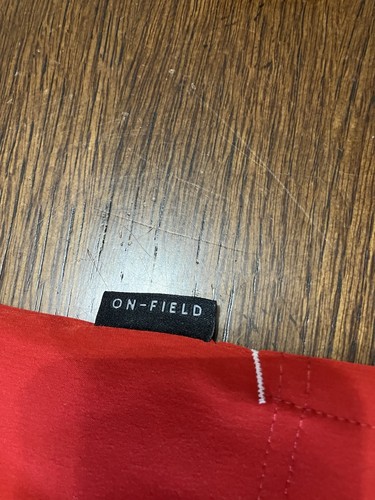 Kansas City Chiefs Nike Red Sideline Coaches 1/4 Zip Jacket Mens L 2021 NWOT NFL - Picture 2 of 7