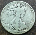 US 1928-S Walking Liberty Half  **