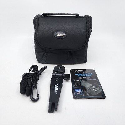 Vivitar Coco Series Camera Gadget Bag Travel Bag Carry Case Black