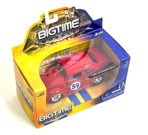 Jada Big Time Muscle *1959 VOLKSWAGEN BEETLE 1:32 Unopened - Picture 3 of 3