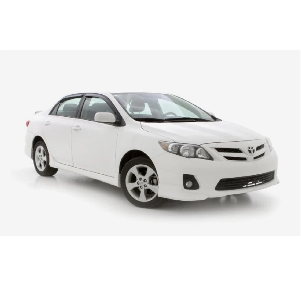 AVS Front & Rear In-Channel Smoke Window Ventvisors for 09-13 Toyota Corolla Foto 4 de 4