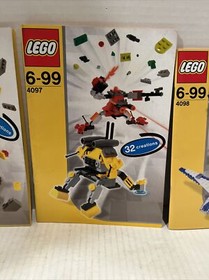 2003 LEGO Set 6-99 Manuals Booklets 4096, 4097, 4098 