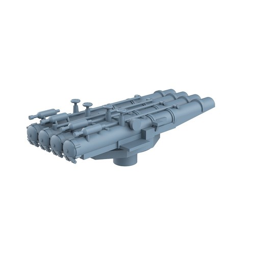 LYCG350358 1/350 Modelo Actualización Piezas Royal Navy Lanzador de Torpedos Impresión 3D - Imagen 3 de 3