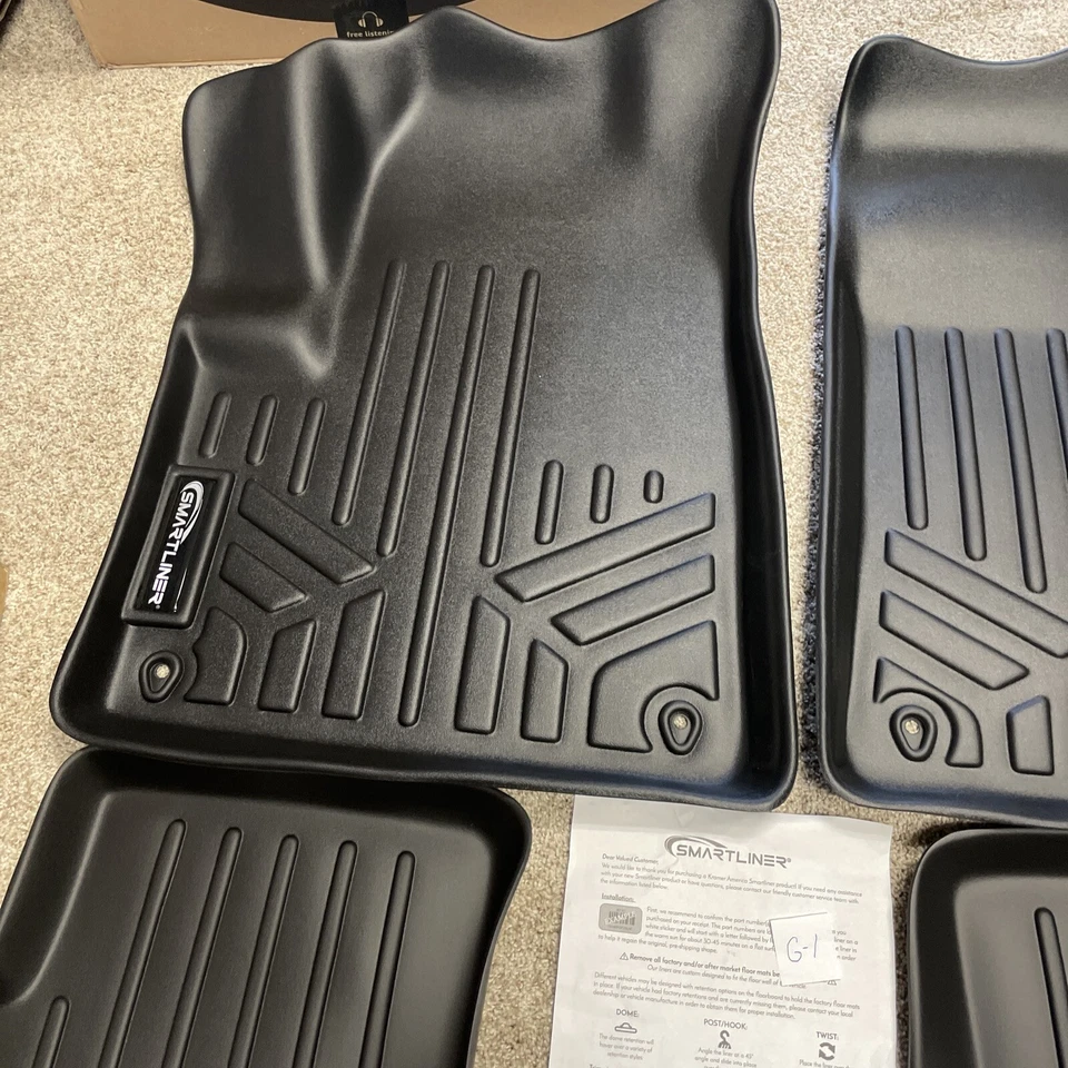 Juego completo de alfombrillas negras Maxliner 2014-2021 para Jeep Cherokee 2 filas Foto 4 de 4