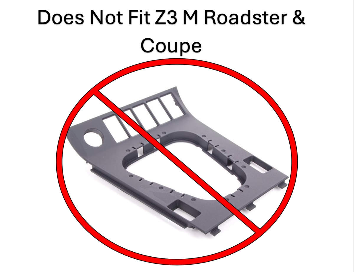 NEW For BMW Z3 Roadster Center Console Switch Blank Cover Trim Cap