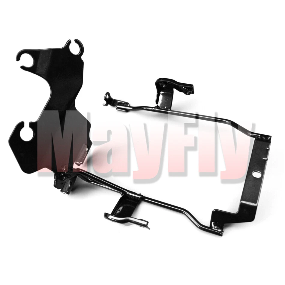 Juego de faros aptos para YAMAHA FZ6N 07-10 con soporte de espejo de bombilla cubierta de velocímetro Foto 3 de 4