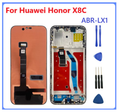 For Huawei Honor X8c ABR-LX1 OLED LCD Display Touch Digitizer Assembly Replace