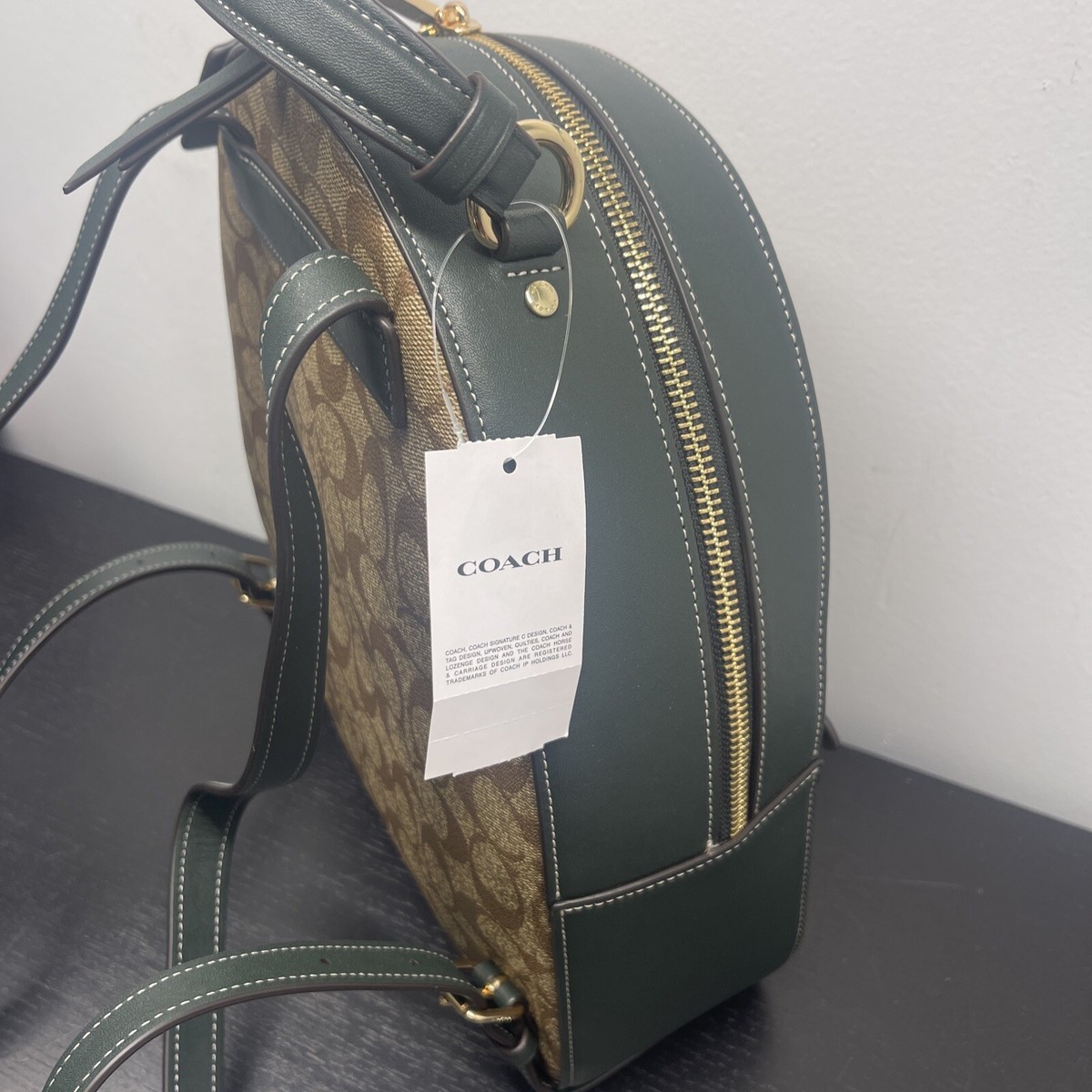 Coach Jordyn Backpack In Signature Canvas With Varsity Motif 