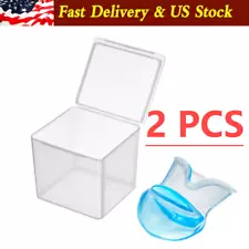 2X-Anti Snoring Sleep Aid Device Silicone Tongue Mouthpiece Snore Stopper w/Case