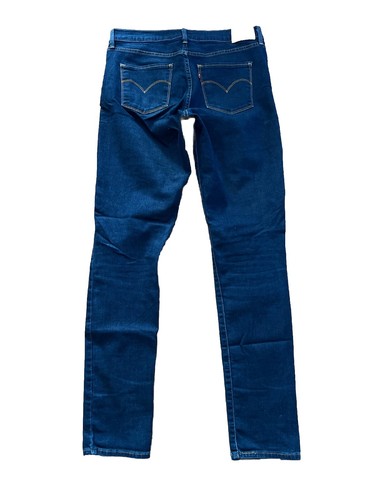 Levi's 36780 Highrise Skinny Leg Indigo Blue Stretch Denim Jeans W31 L32 5395 - Picture 12 of 16