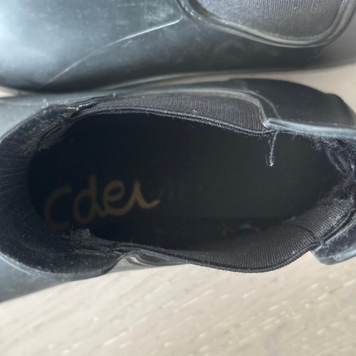 Sam Edelman Tinsley Chelsea Rain Bootie Sz 9 Black Matte - Picture 4 of 7