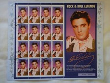 Elvis Presley Rock & Roll Legends 16 x 75 Cents Stamps 75c Grenada  Ltd Edition