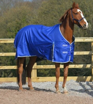 Turner Equestrian 100g blau 600d und 1200d Ripstop Pferde Weidedecken 5'3"-7'0"