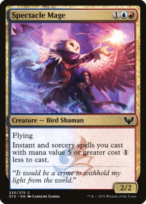 mtg spectacle cards Magic The Gathering - Strixhaven - Mage Its controller puts a number of cards equal to that creatures power from the top of his or her library into his or her graveyard. Elite Rakdos Spectacle Deck -