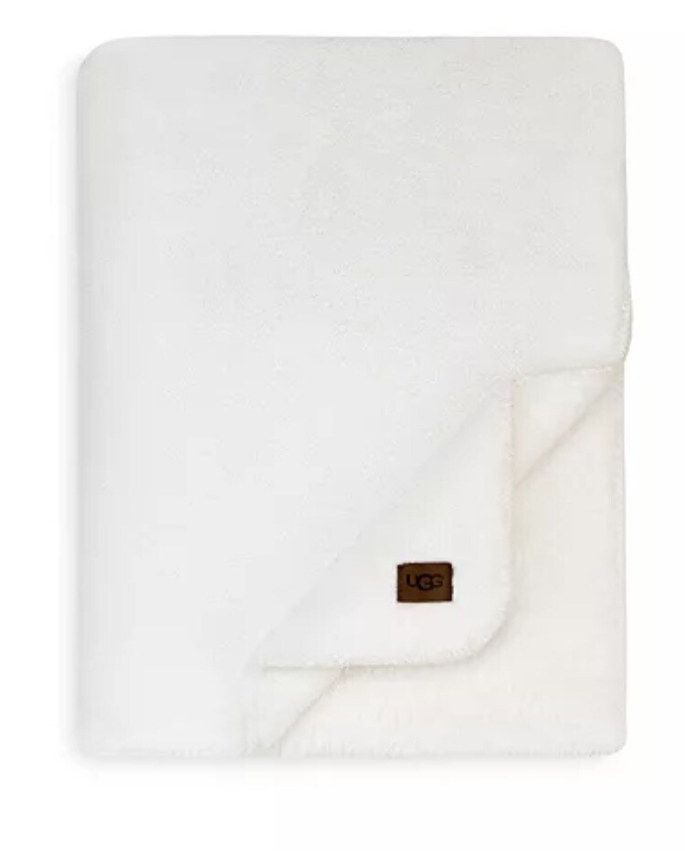 NEW $100 UGG Whitecap Throw, Size 50
