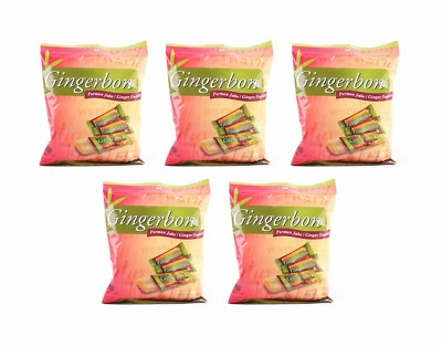 Ingwer Bonbons Fünferpack: 5 x 125g Kaubonbons Candy Gingerbon Ingwerbonbon