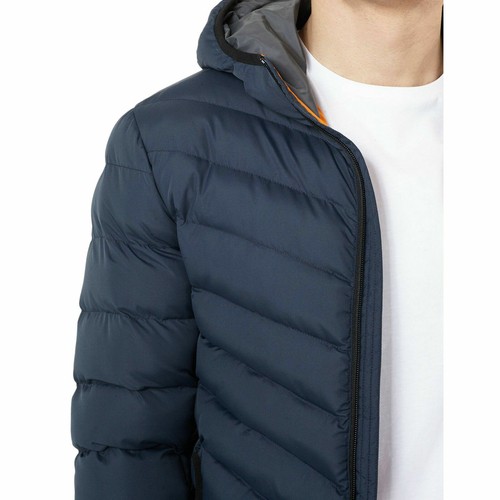 CHAQUETA ACOLCHADA CON CAPUCHA BRAVE SOUL PARA HOMBRE ACOLCHADA BURBUJA PUFFA ABRIGO BOMBER CÁLIDO - Imagen 15 de 17