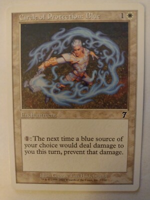 mtg blue protection cards Circle of Protection: Blue
