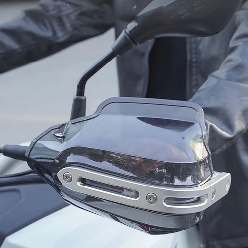 Transparent Black "Hand Guard" Fit For Royal Enfield Guerrilla & Himalayan 450 - Picture 9 of 9